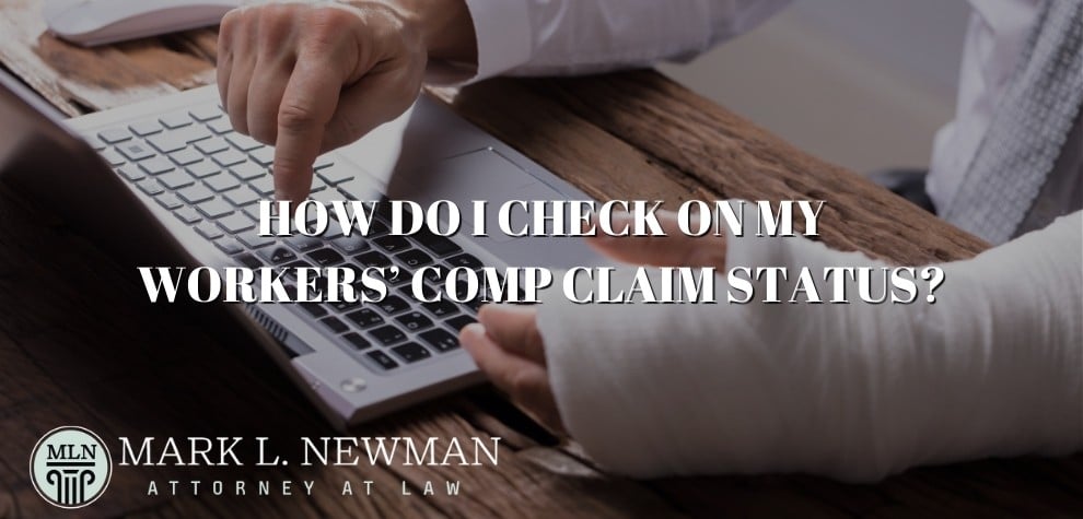how do i check on my workers comp claim status